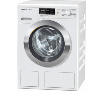 MIELE  WKG120 Washing Machine - White & Chrome